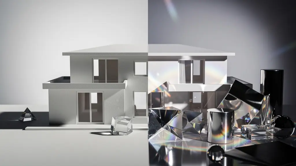 Comparaison visuelle entre un avis de valeur et une expertise immobilière dans un contexte fiscal