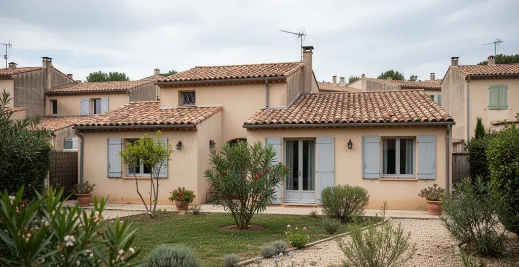 Maison méditerranéenne avec jardin dans quartier résidentiel sud France estimation immobilière