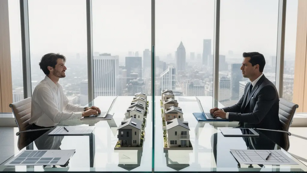 Schéma conceptuel d'une opération OBO avec transfert immobilier vers une SCI