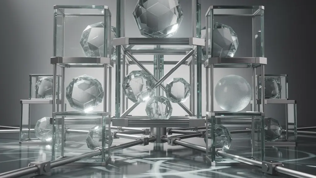 Schéma architectural moderne représentant les flux financiers entre sociétés