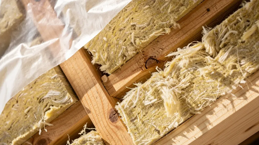 Chantier de rénovation énergétique avec isolation et matériaux écologiques